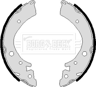 BORG & BECK Piduriklotside komplekt BBS6116